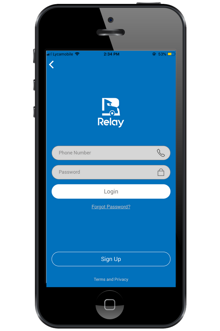Relay on demand, truck driver on demand, hire truck drivers, trucking app