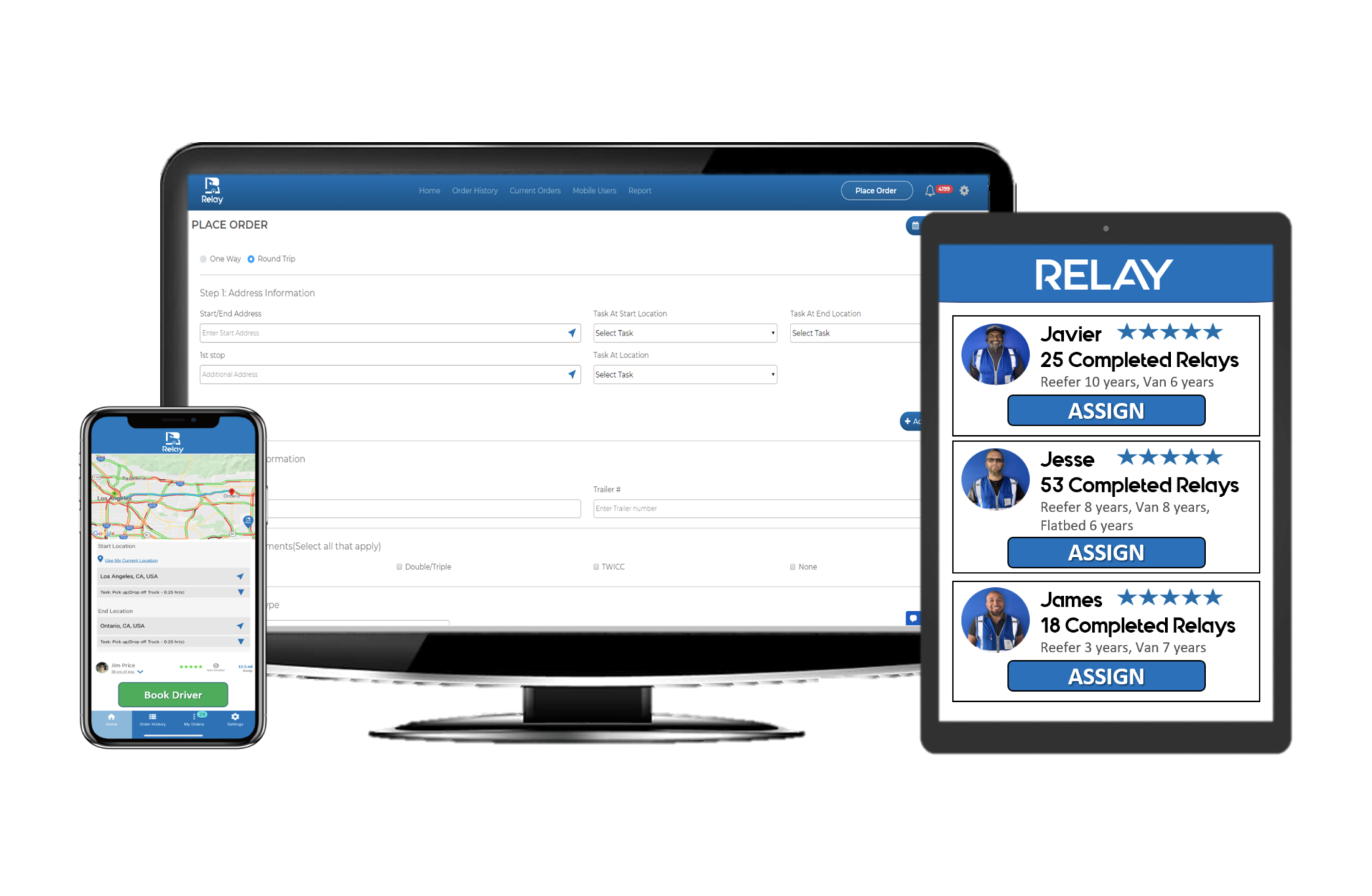 Instantly Hire CDL Drivers Relay On Demand